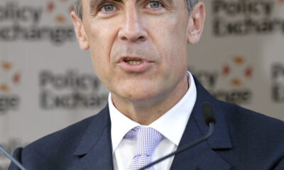 Mark Carney em uma coletiva de imprensa