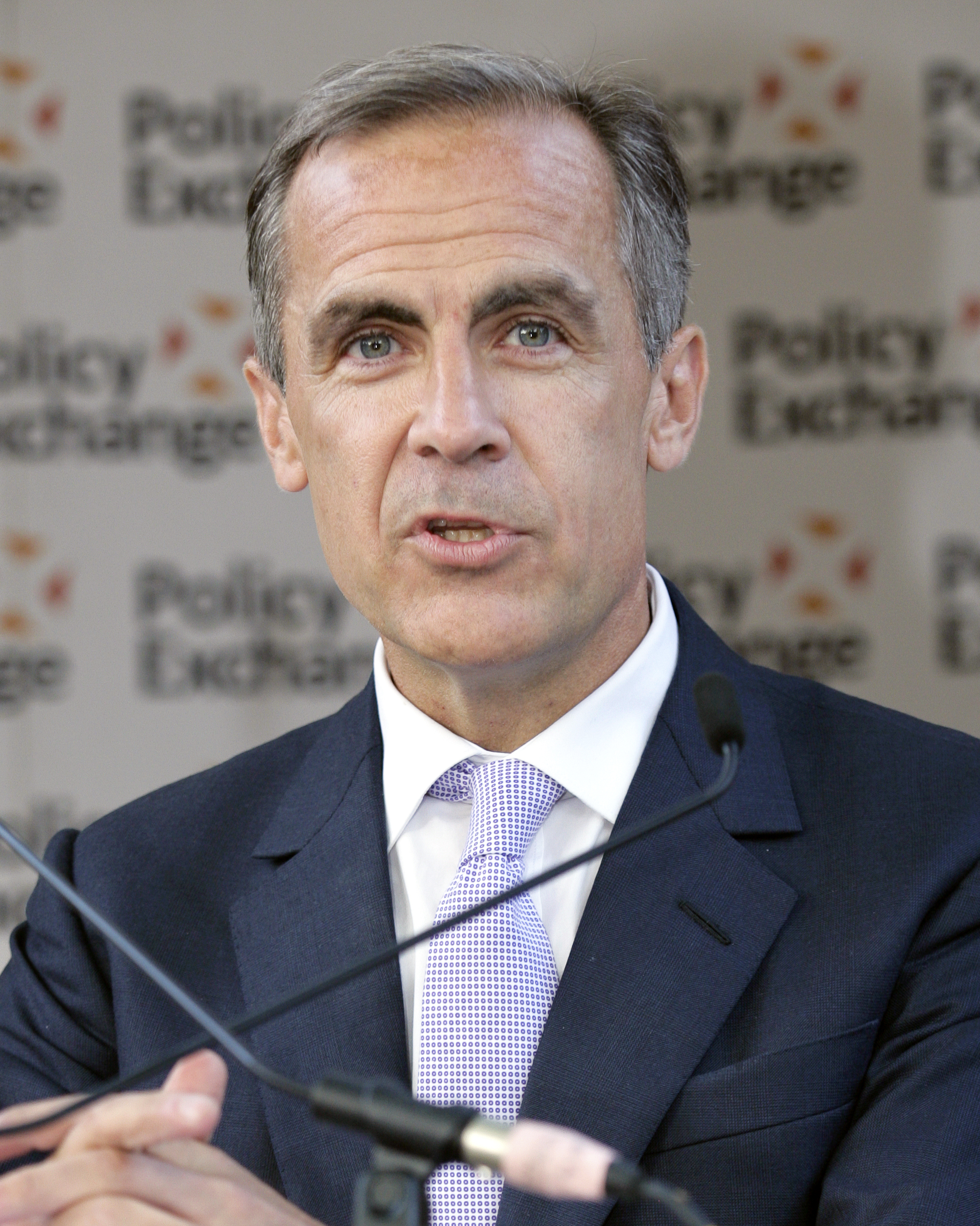 Mark Carney em uma coletiva de imprensa