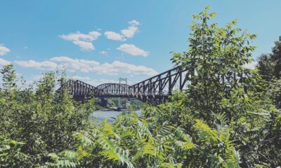 Ponte de Québec à partir do Aquário de Québec. Foto de William Zimmermann.