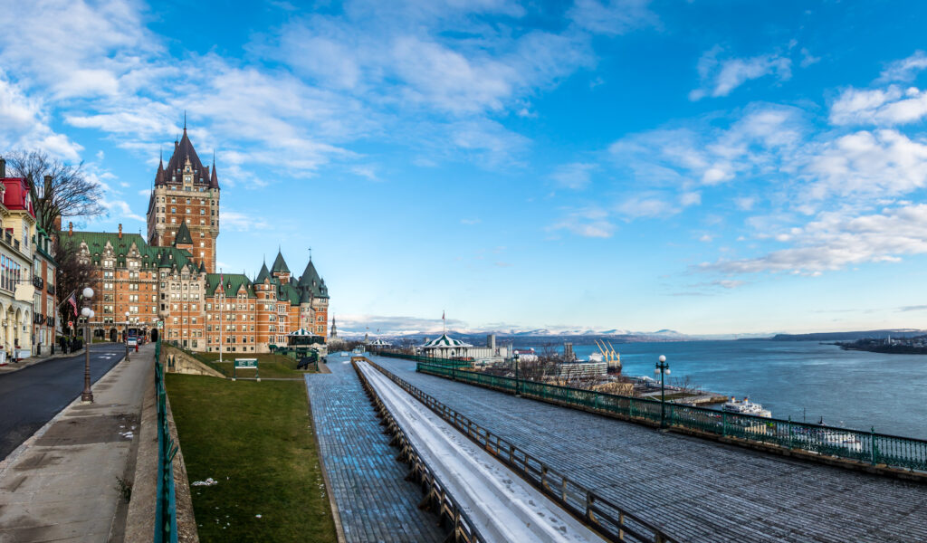 Castelo Frontenac e o Terrasso Dufferin